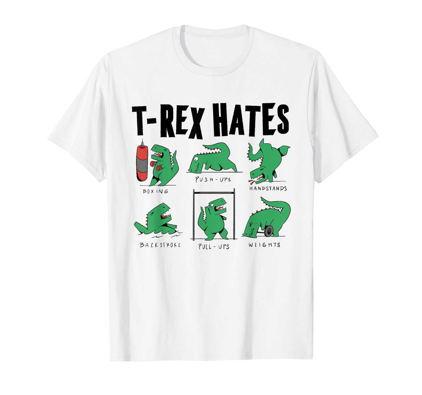 The struggle is real funny T-Rex gym workout T-Shirt