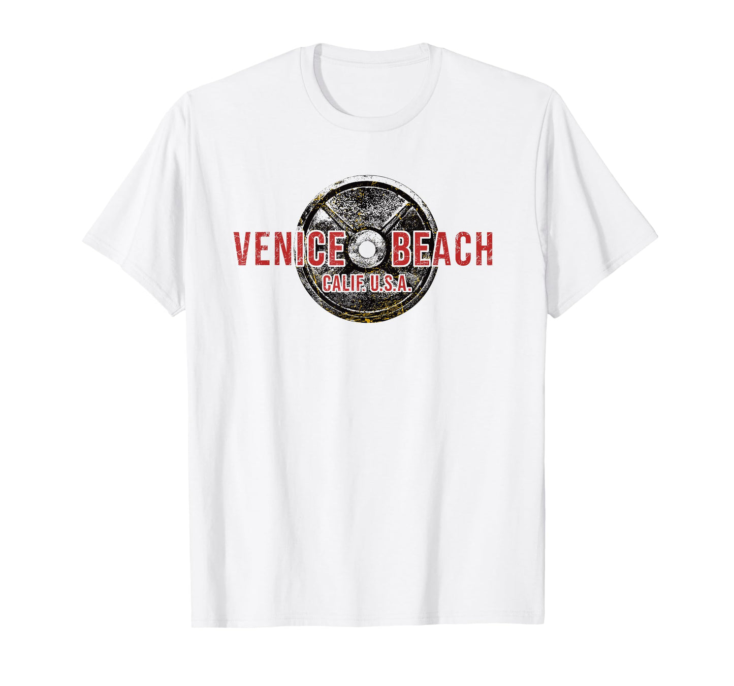 Bodybuilding Venice Beach California Weightlifting Gym T-Shirt