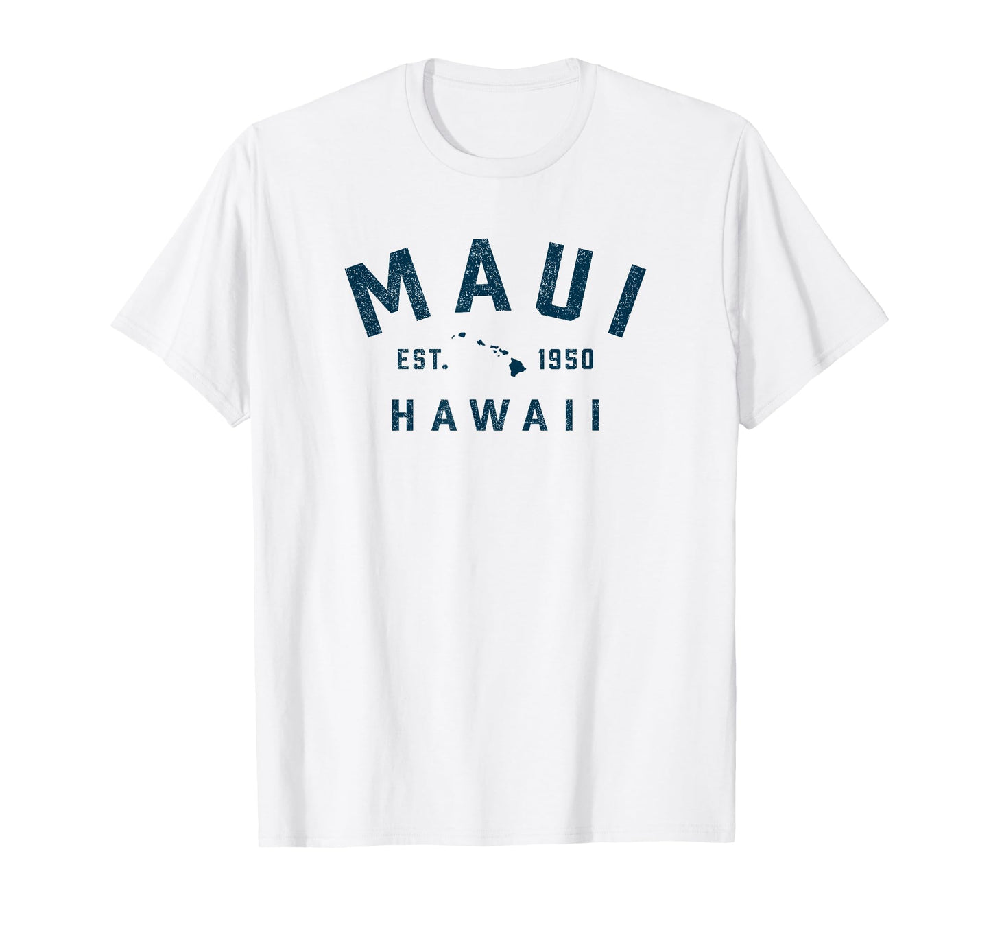 Vintage Maui Hawaii Souvenir Retro Preppy Throwback Hawaiian T-Shirt