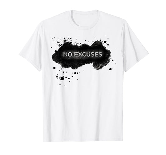 Gym / Fitness - No Excuses Motivational Workout Design T-Shirt