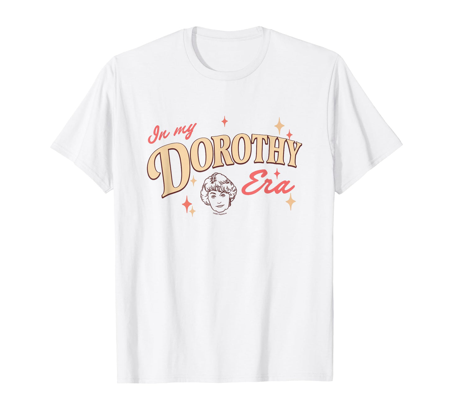 The Golden Girls In My Dorothy Era Face Outline Logo T-Shirt