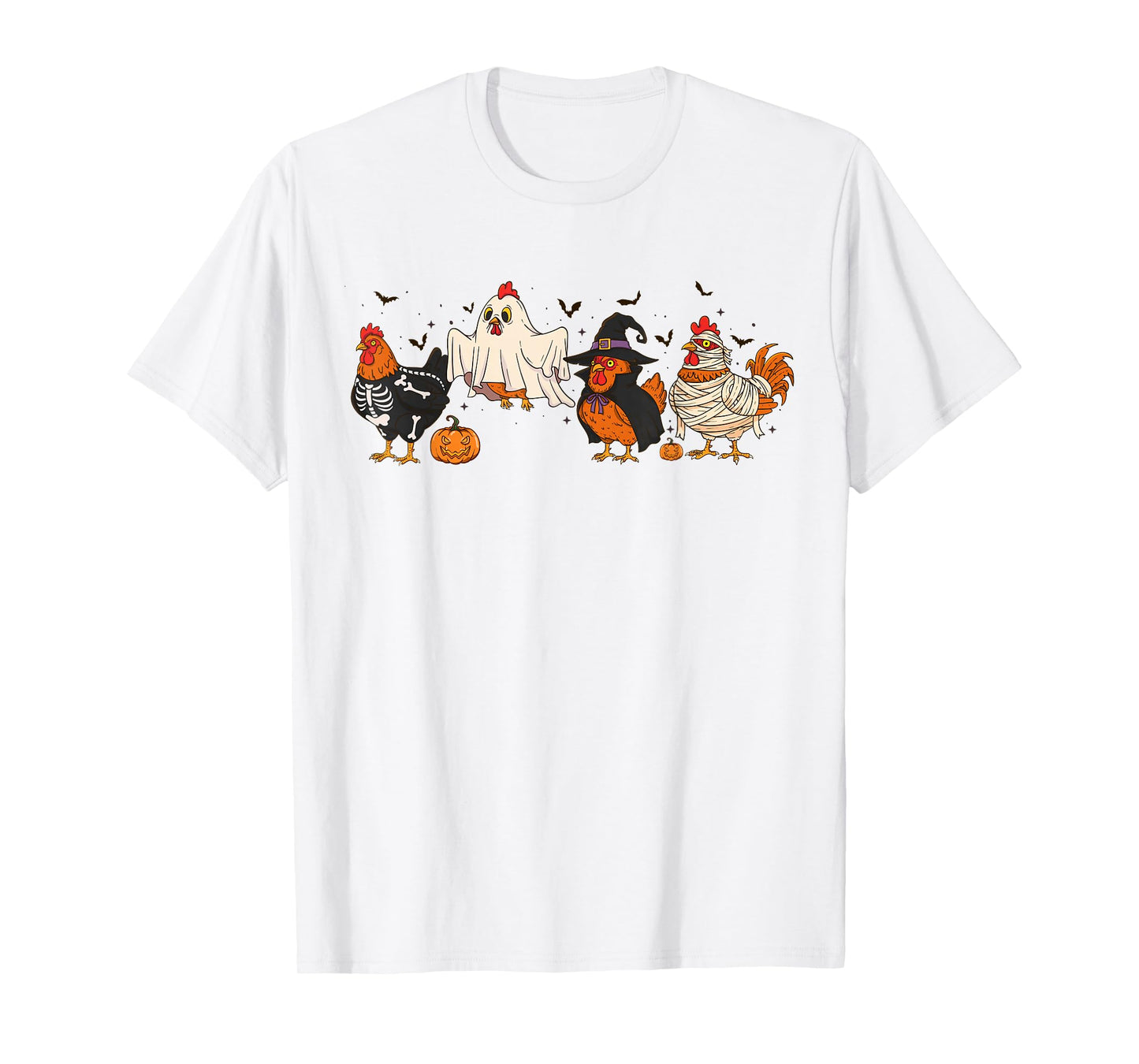 Halloween Witch Spooky Chicken T-Shirt