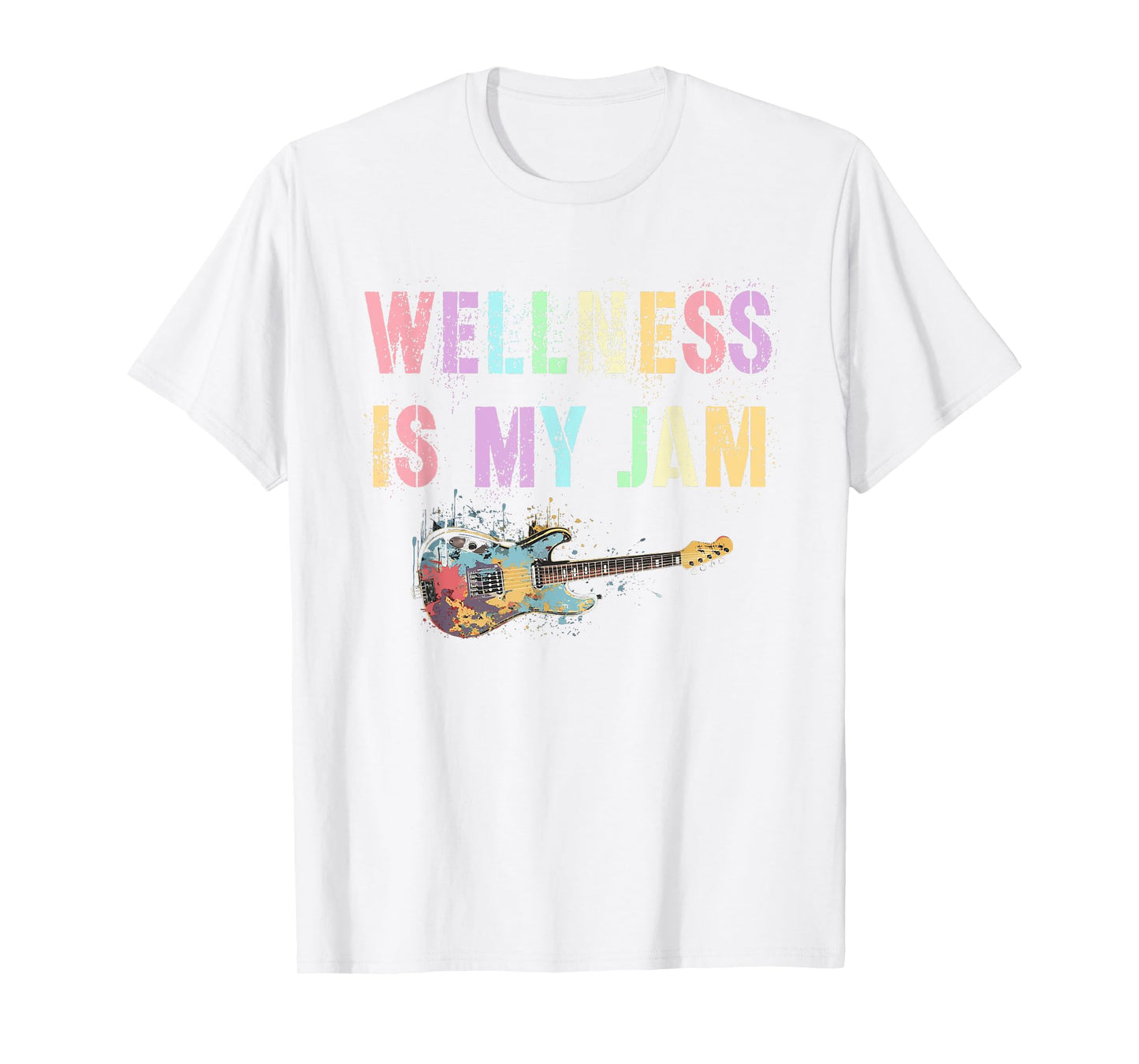 Mental Health WELLNESS IS MY JAM Nurse Trainer Yoga Coach T-Shirt