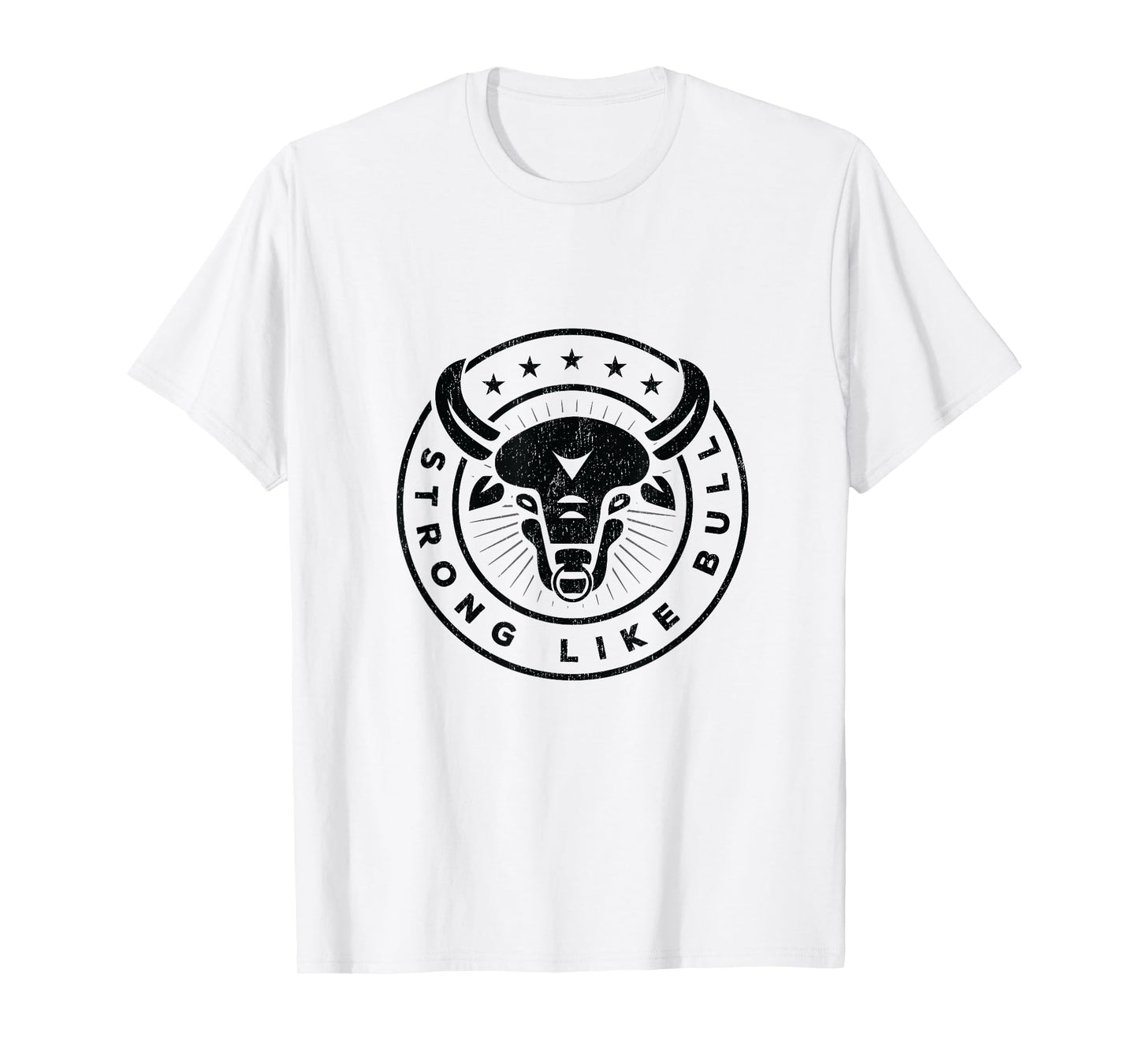 Strong Like A Bull Powerlifting Bodybuilding T-Shirt