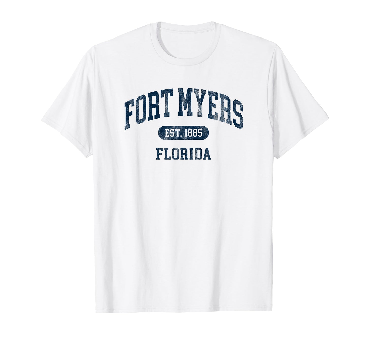 Vintage Fort Myers Florida Retro Preppy Throwback Mens T-Shirt