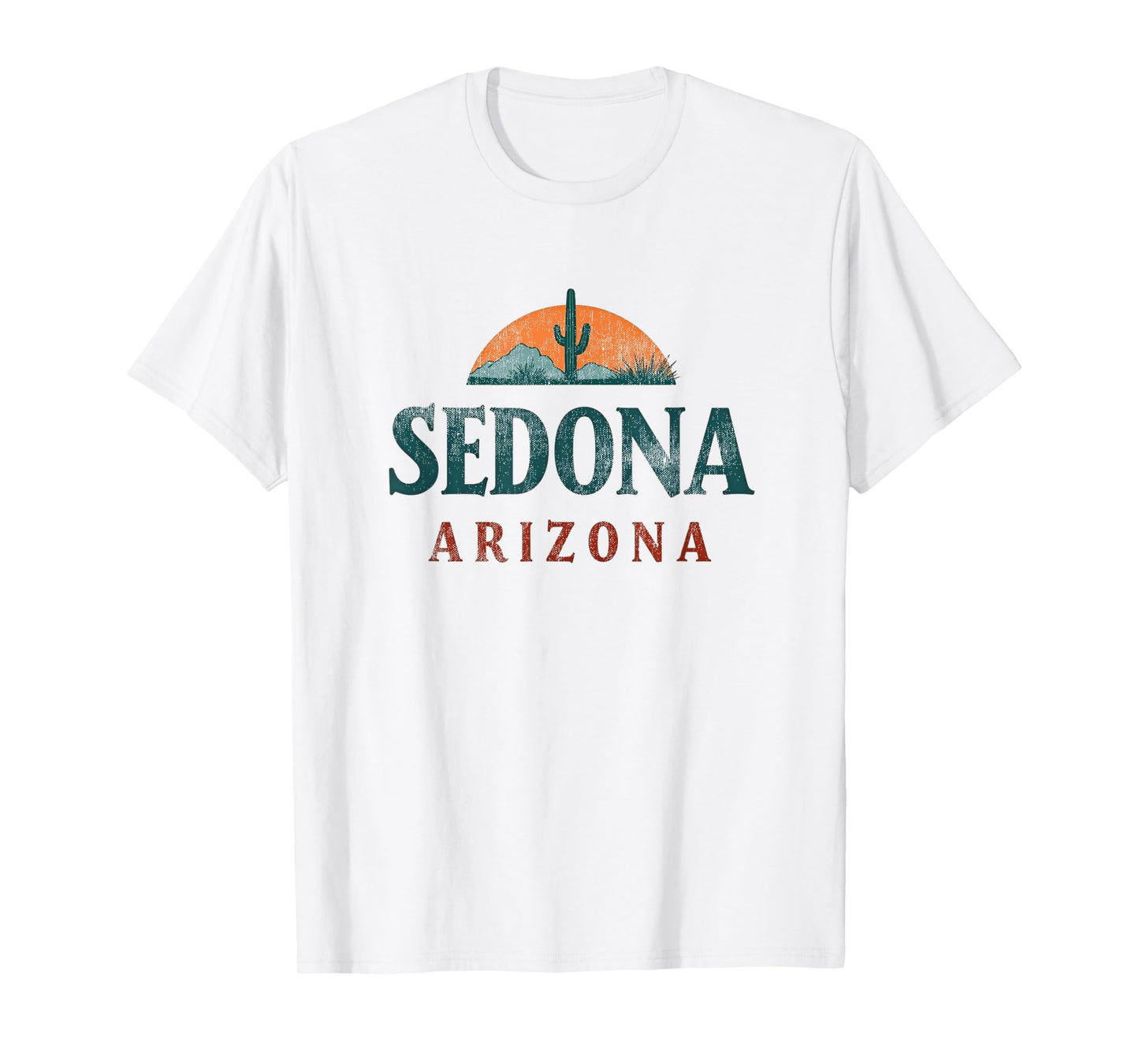Sedona Arizona Retro Vintage Weathered Throwback Souvenir T-Shirt