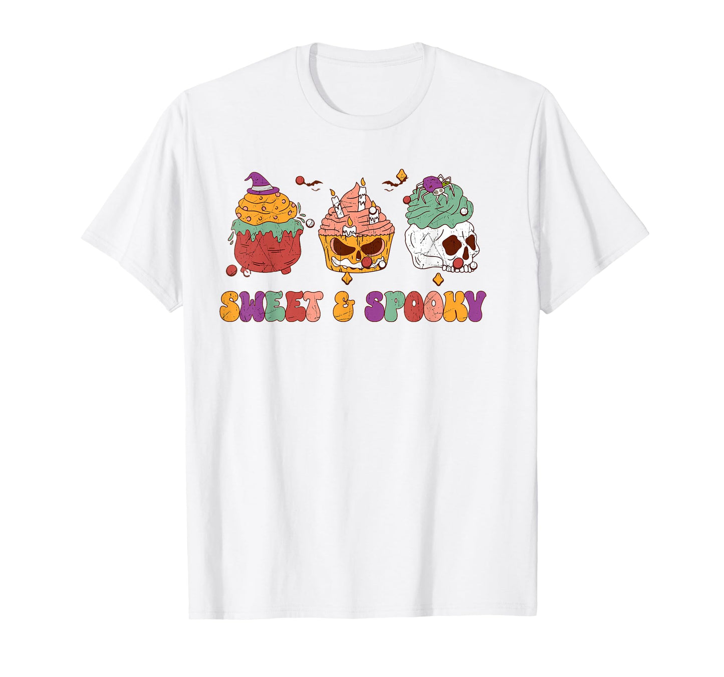 Sweet and Spooky Halloween Cupcakes T-Shirt