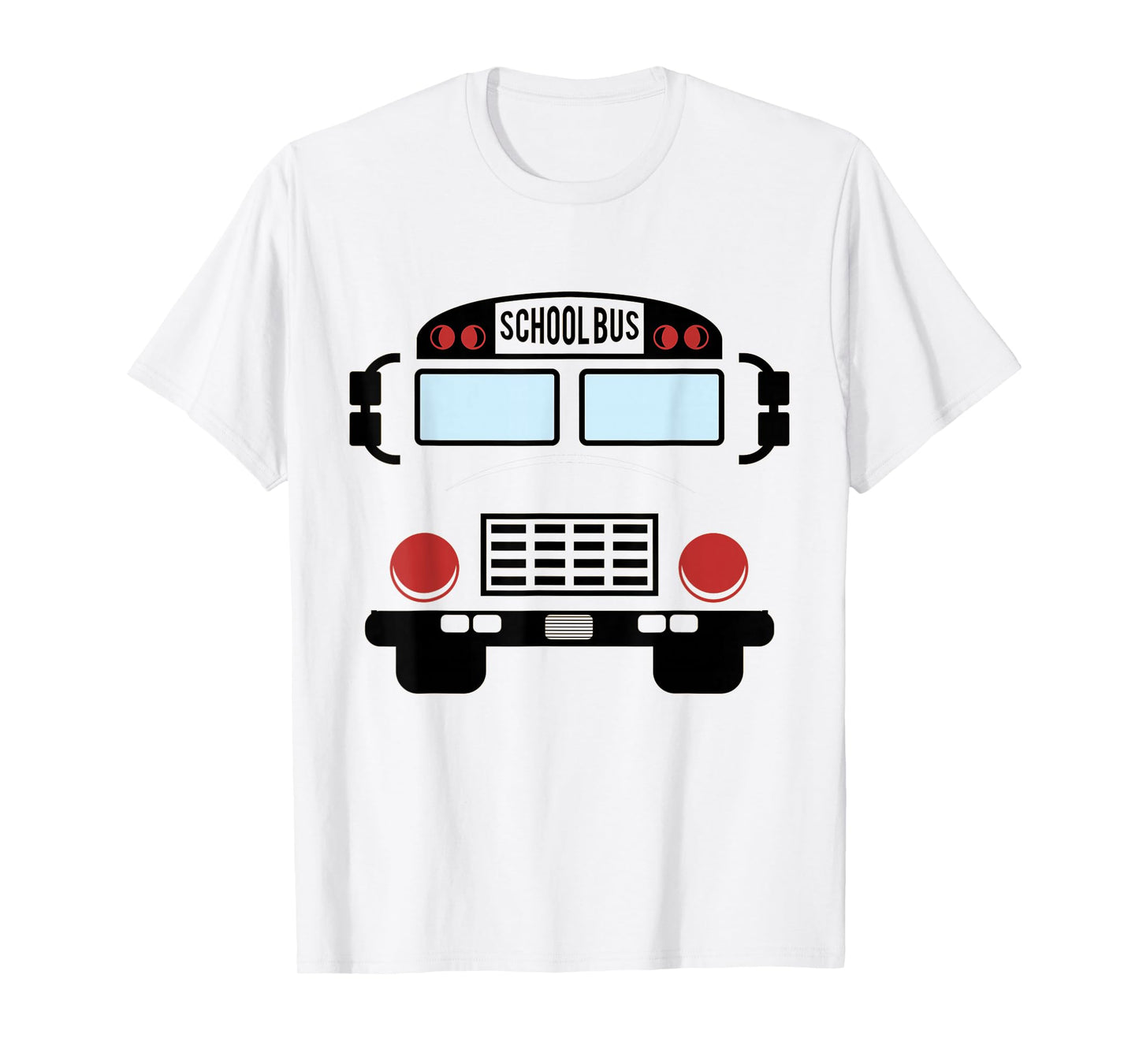 School Bus Costume Halloween Funny Yellow School Bus Driver T-Shirt