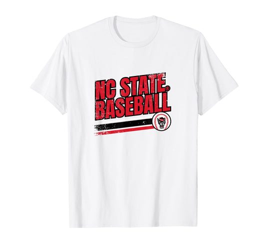 NC State Wolfpack: Retro Baseball T-Shirt