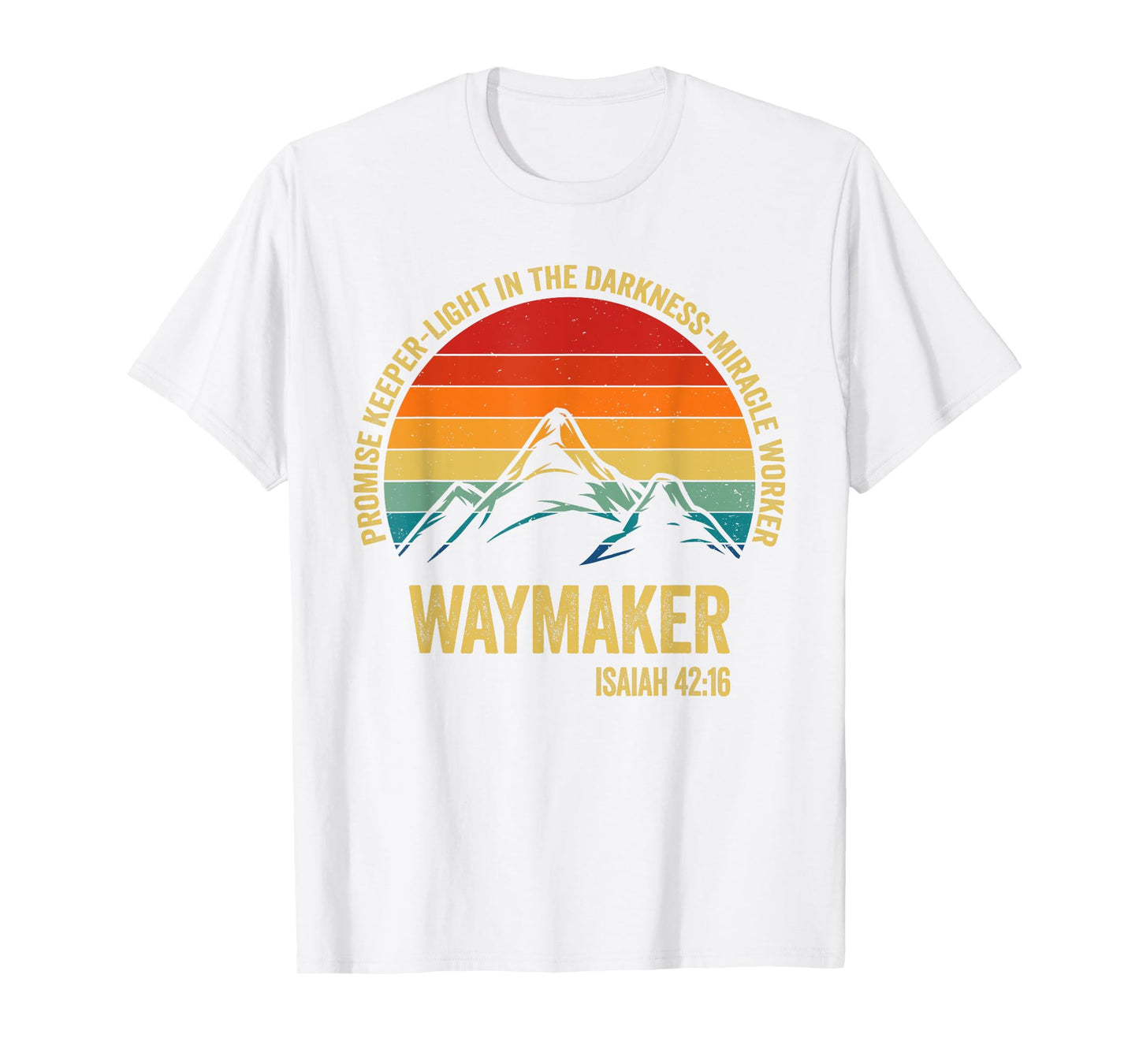Waymaker Vintage Promise Keeper Miracle Worker Christian T-Shirt