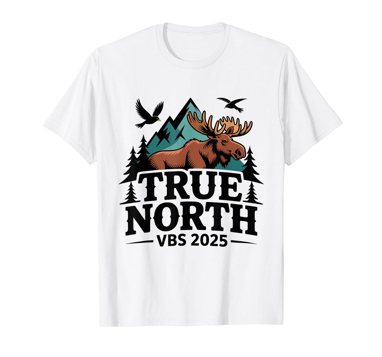 True North VBS 2025 Christian Trusting Jesus Wilderness T-Shirt