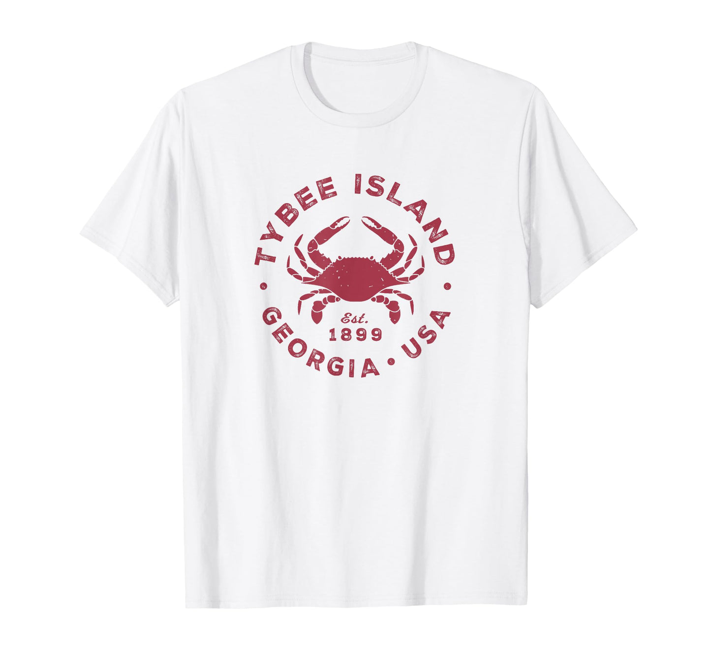 Tybee Island GA Blue Crab Kids Womens Mens Vacation Souvenir T-Shirt
