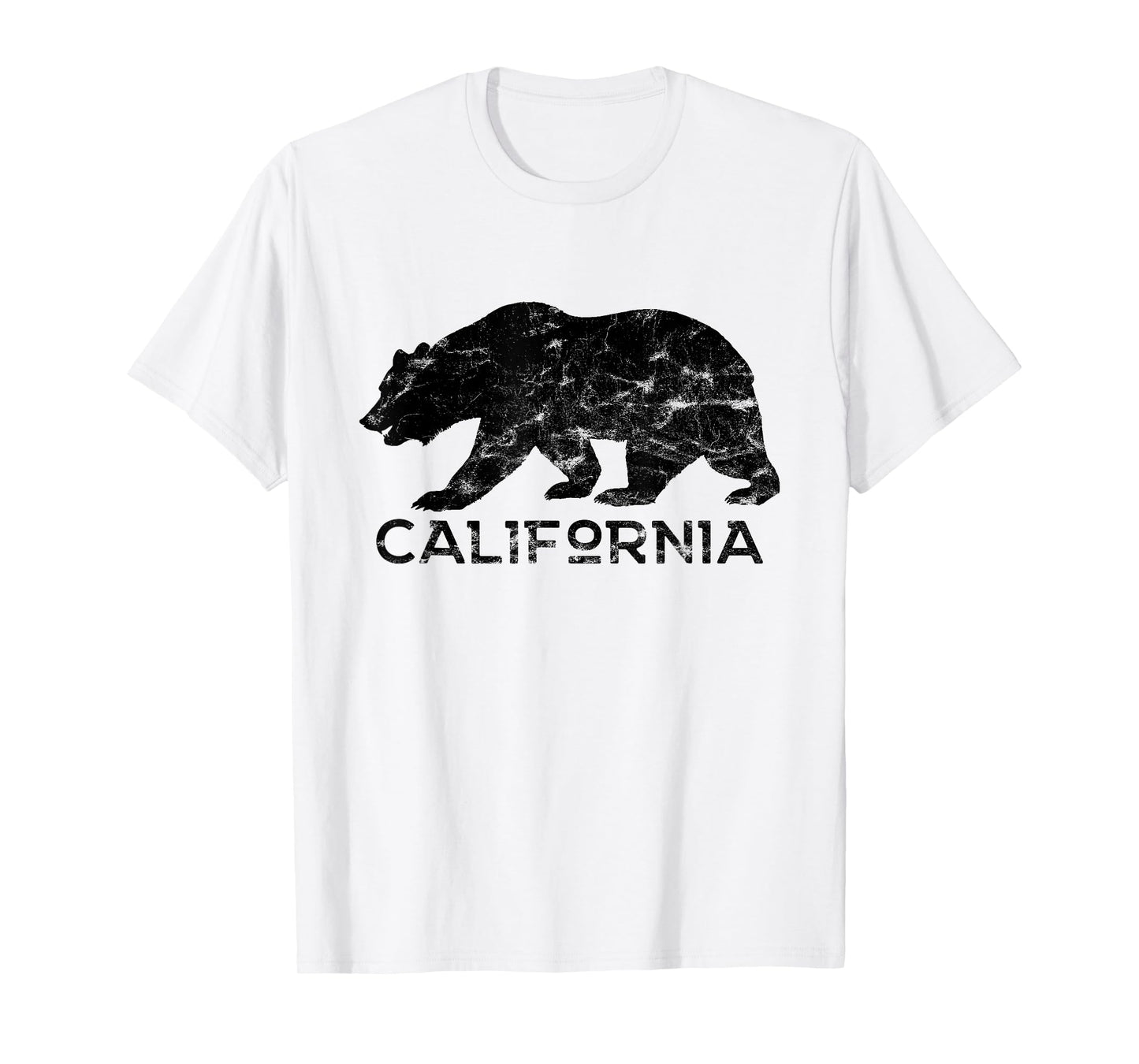 California Bear Retro Distressed Vintage T-Shirt