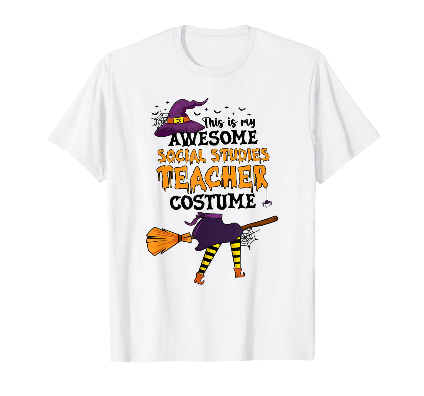This is My Awesome Social Studies Teacher Costume Halloween T-Shirt