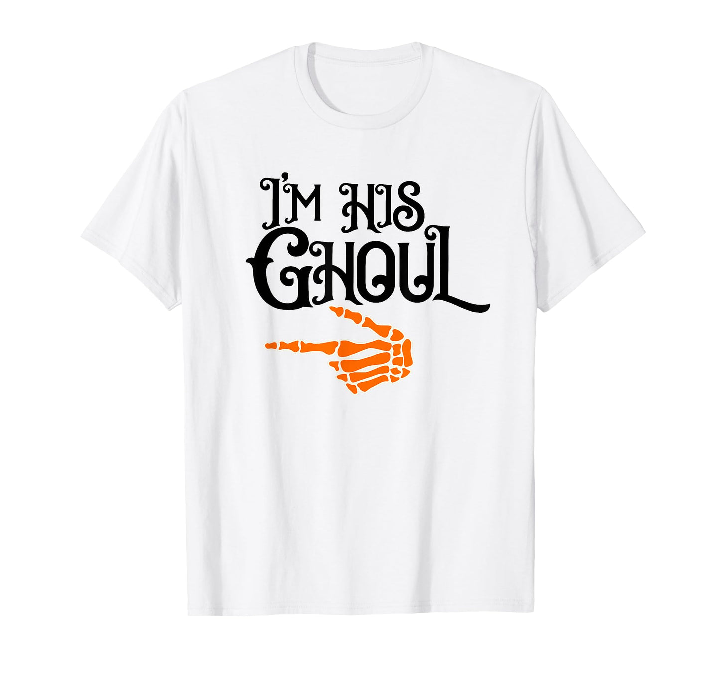 I'm Her Boo Im His Ghoul Spooky Ghost Halloween Couple Women T-Shirt