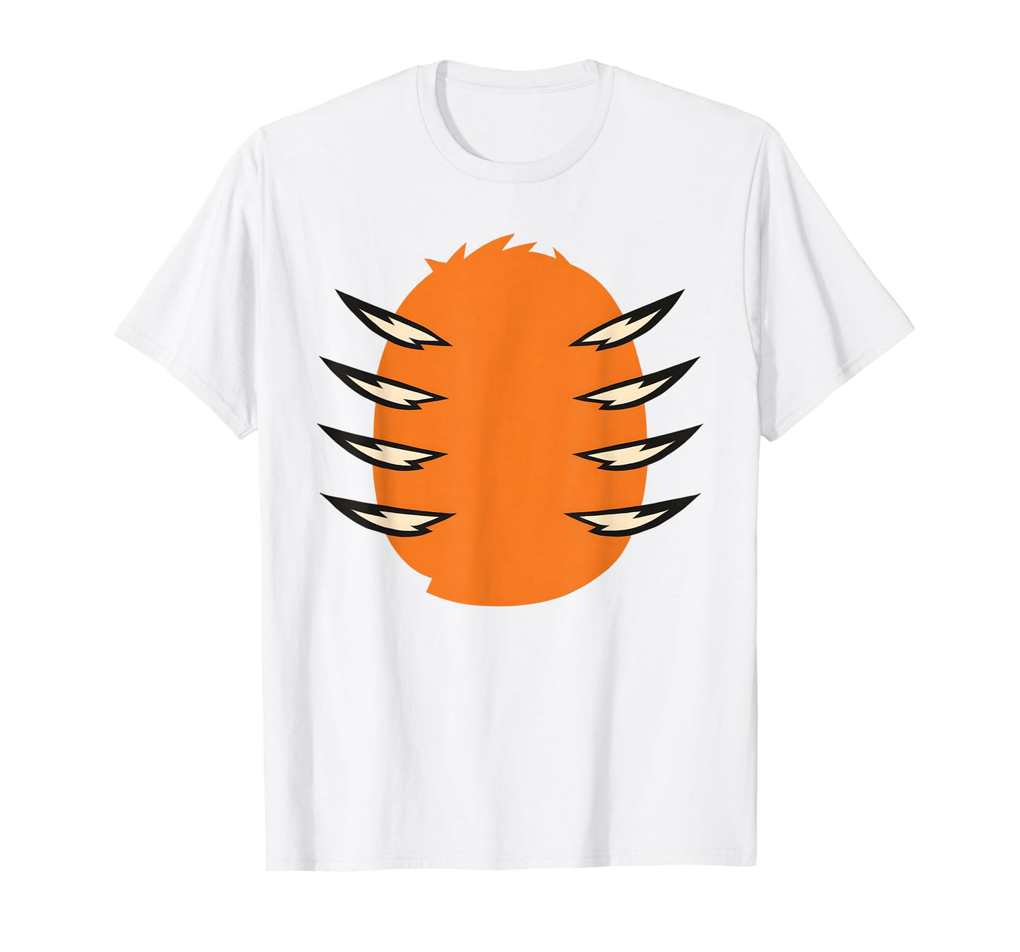 Halloween Costume Funny Orange Tiger DIY Group Matching T-Shirt