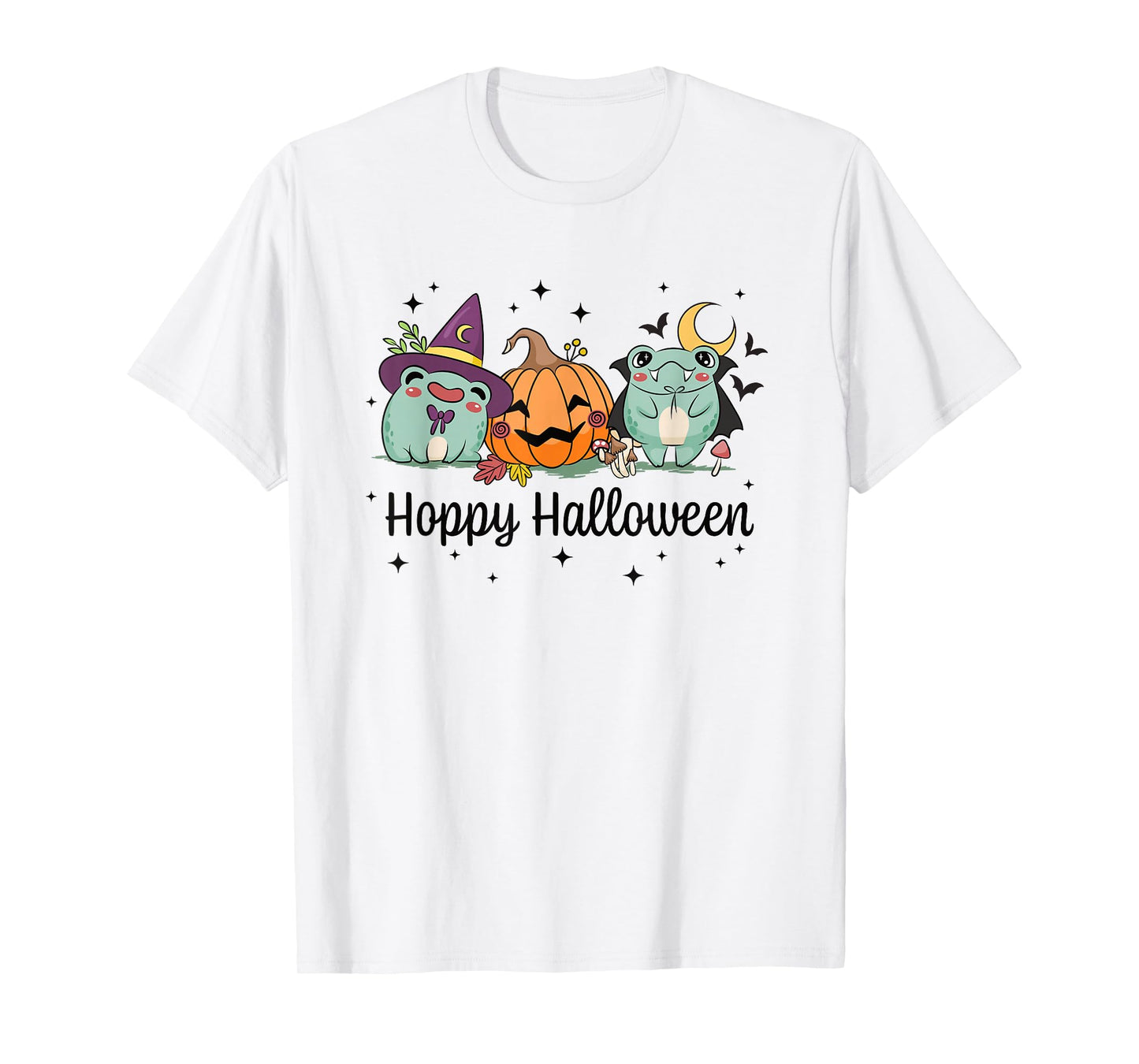 Hoppy Halloween Frog Witch T-Shirt