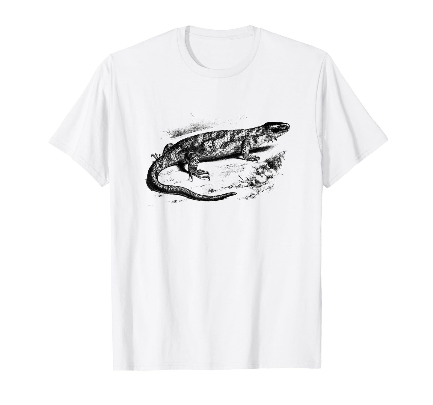 Solomon Island Skink Lizard Vintage Herpetology T-Shirt
