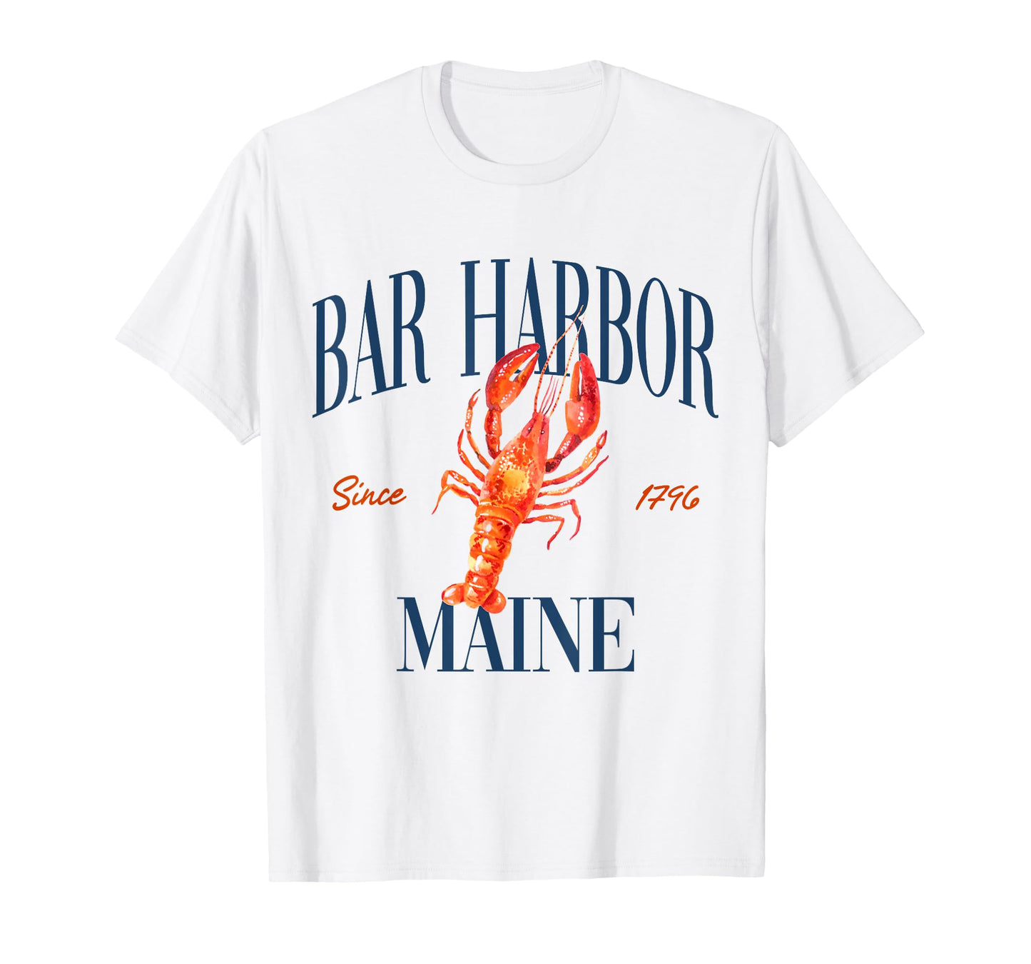 Bar Harbor Maine Est. 1796 - Old Money, Aesthetic, Retro T-Shirt