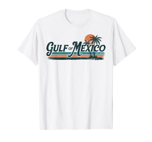 Gulf of Mexico 1550 retro Gulf of Mexico forever T-Shirt