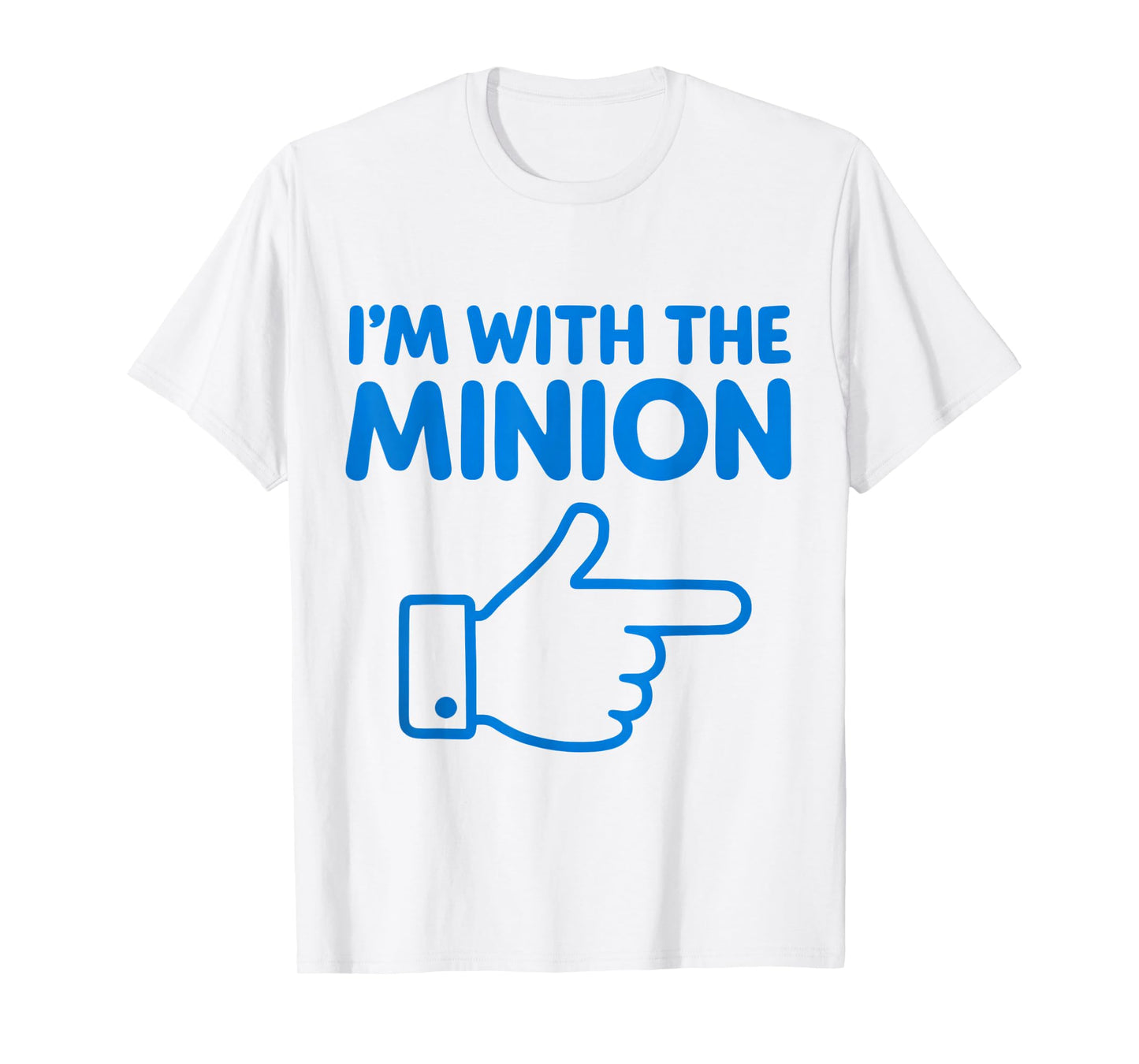 I'm with The Minion Costume Family Lazy Easy Halloween T-Shirt