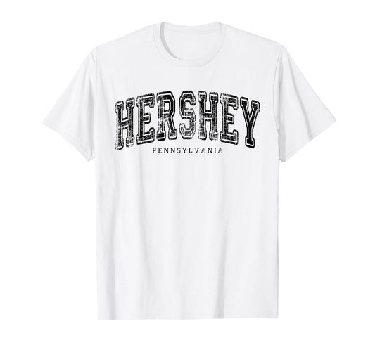 Hershey Pennsylvania Vintage Retro US City State Travel T-Shirt