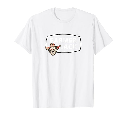 Farmer Jack Retro 80s Funny Men's & Women's Vintage Graphic T-Shirt