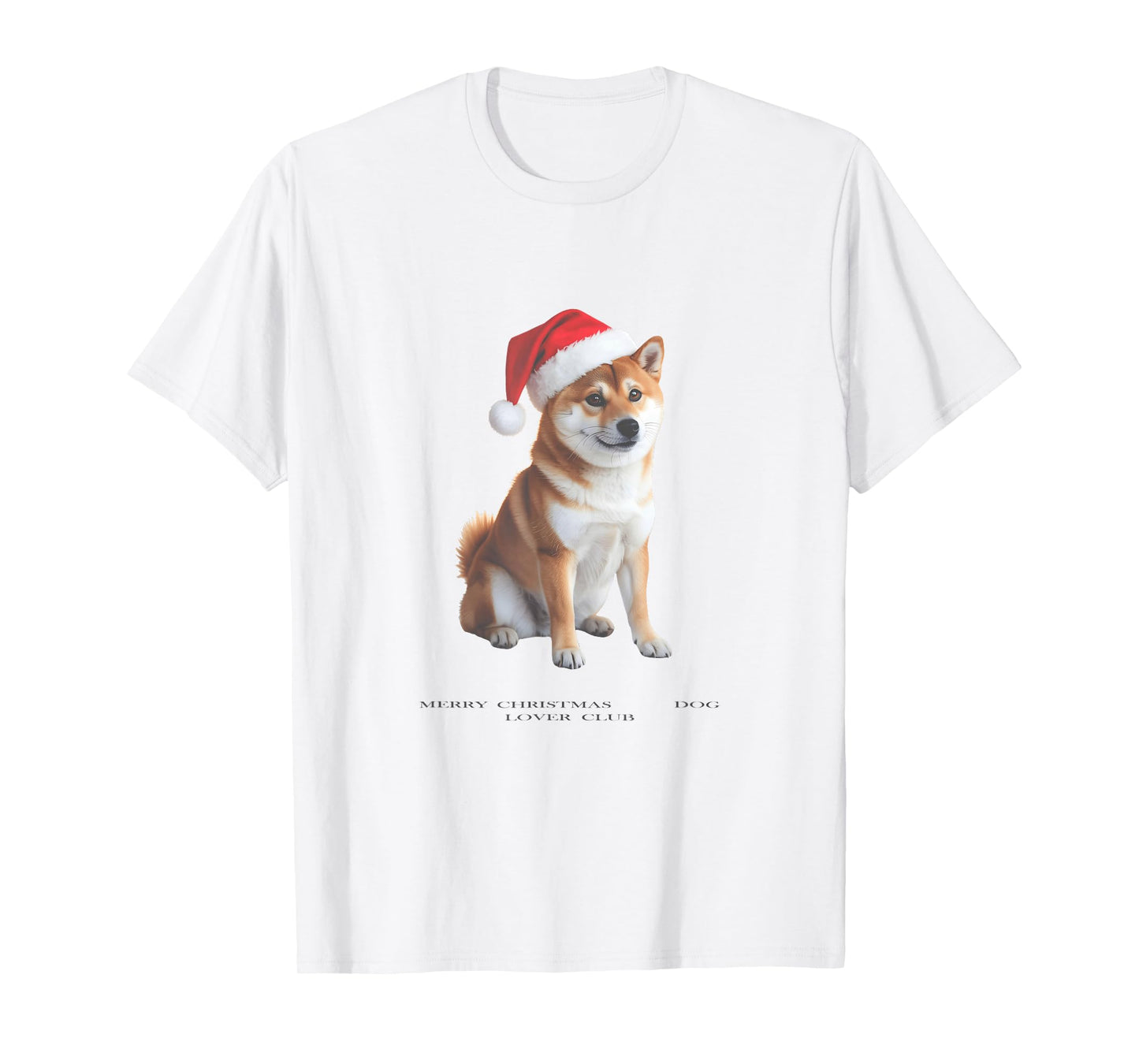Shiba Inu Christmas Dog Vintage T-Shirt