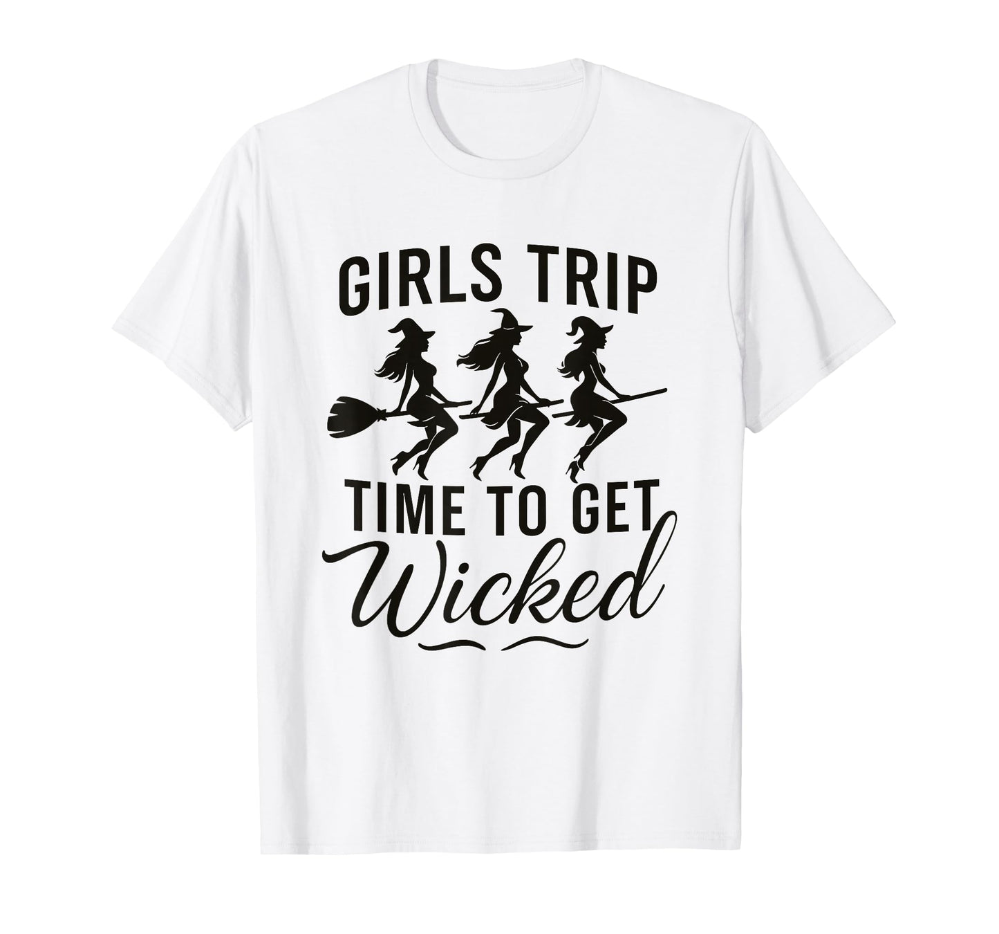 Girls Trip Salem Halloween Witch Salem Massachusetts Womens T-Shirt