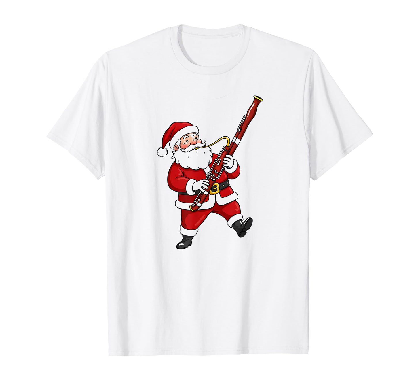 Christmas Bassoon Player Cute Santa Xmas Boys Girls Men Kids T-Shirt