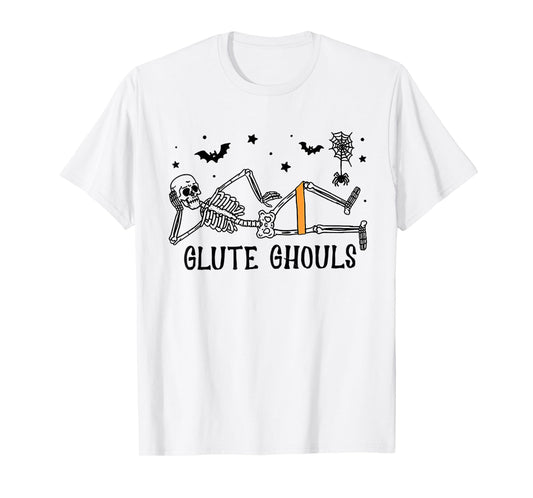 Glute Ghouls Fall Physical Therapy Halloween Spooky Season T-Shirt