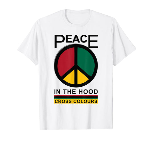 Retro Graphic 1990's Urban Vintage | Peace In The Hood T-Shirt