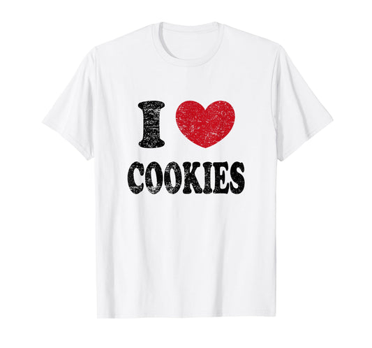 Vintage I Love Cookies T-Shirt