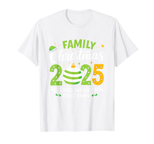 Family Christmas 2025 Group Matching Squad Funny Santa Hat T-Shirt