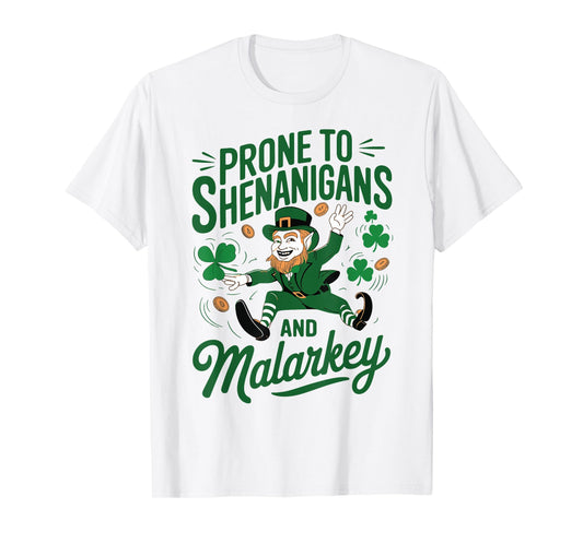 St Patrick Day Prone Shenanigans Malarkey Toddler Boy Irish T-Shirt