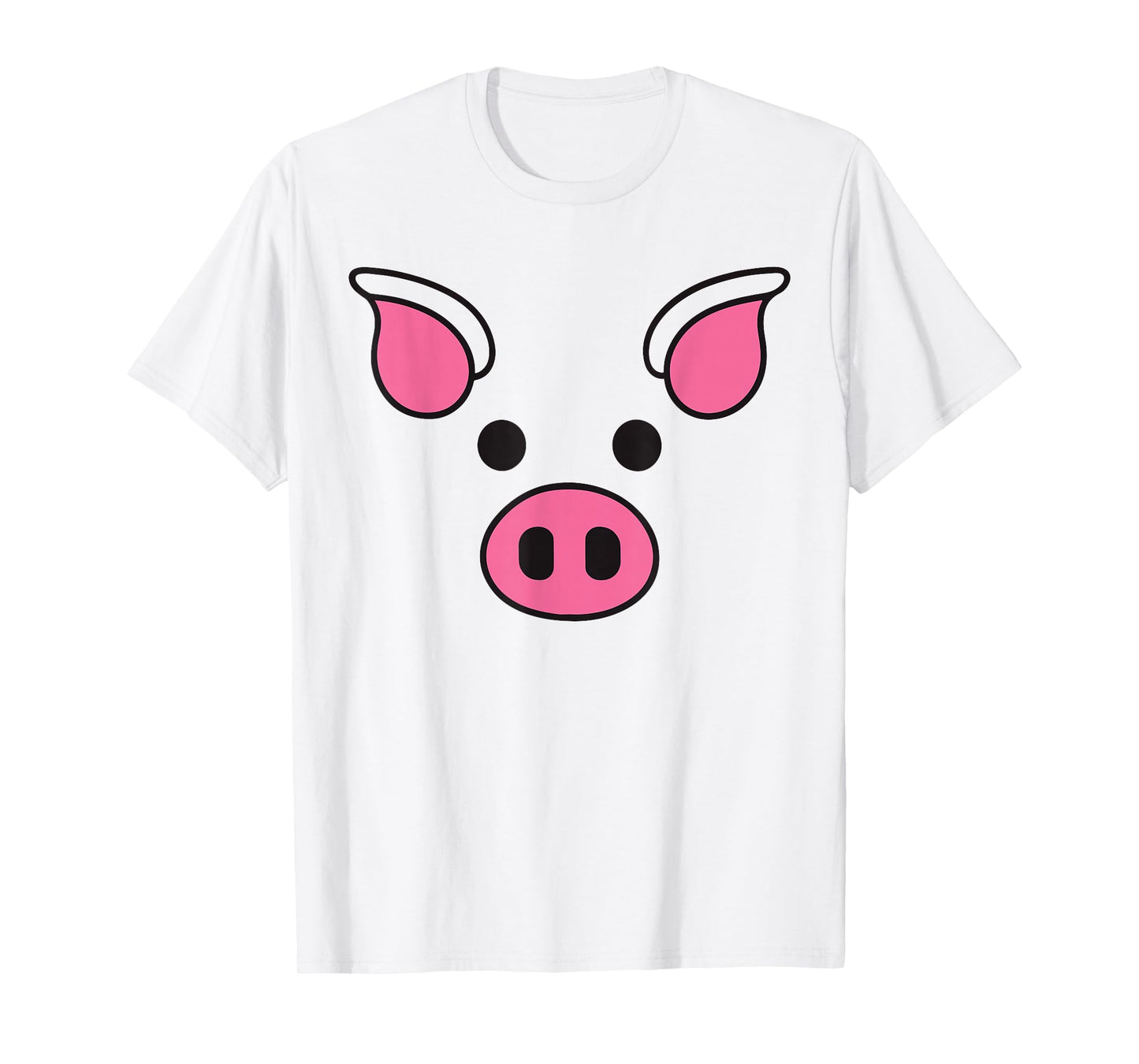 Pig Face Shirt Adult Kids Men Women Pig Face Costume T-Shirt
