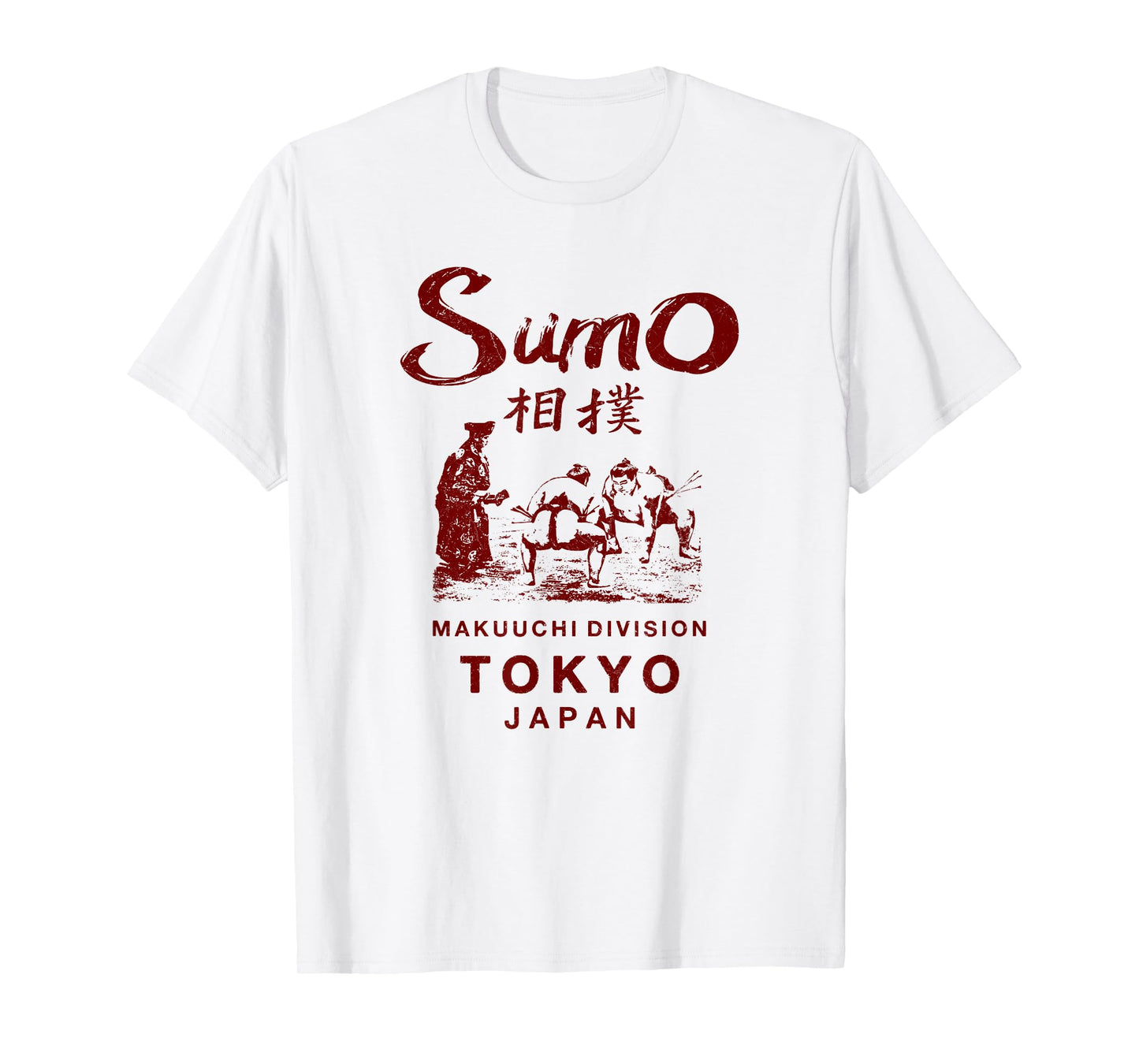 Sumo Wrestling Tokyo Japan Vintage T-Shirt