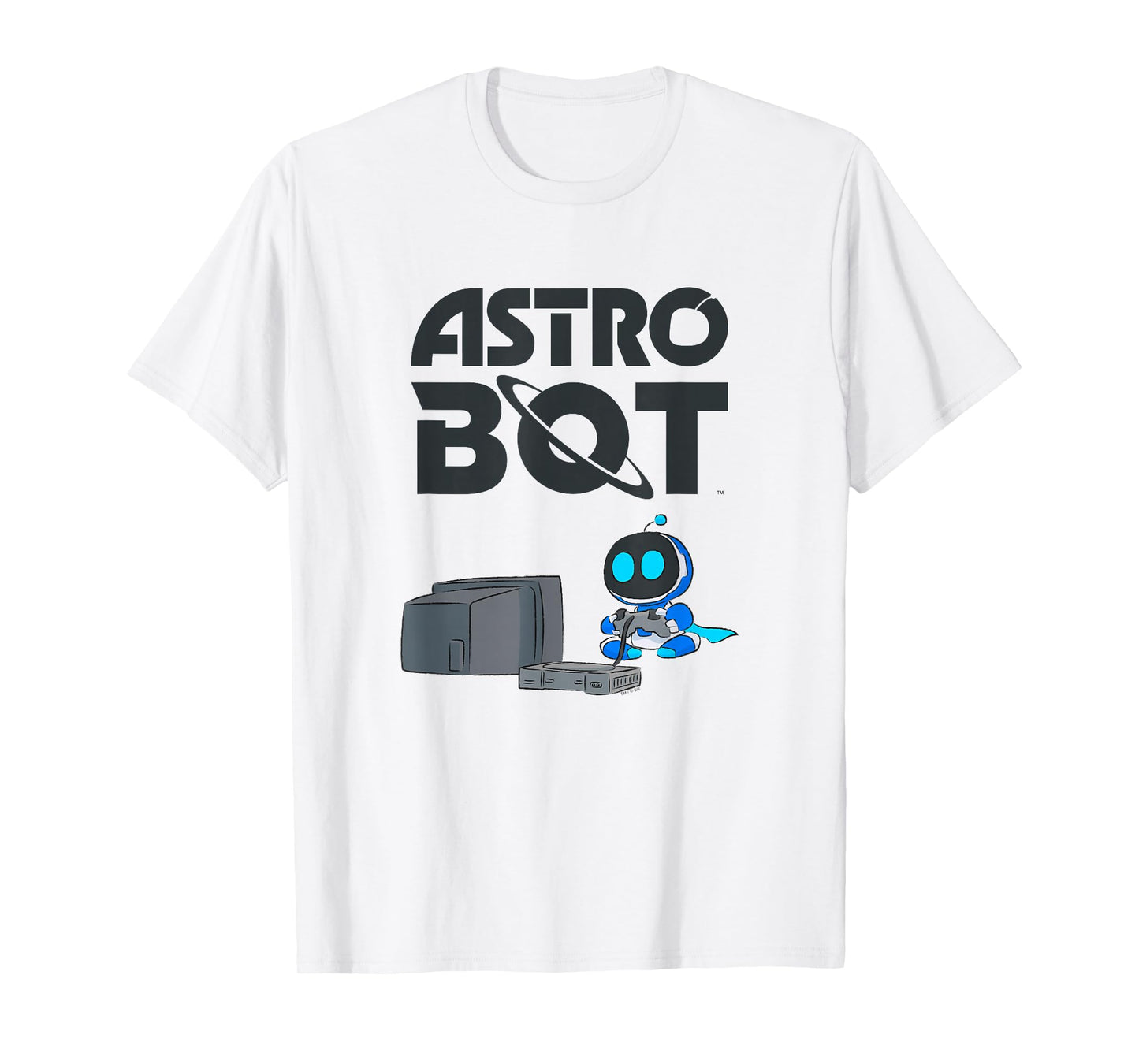 Astro Bot Rescue Mission Classic Sony PlayStation Gaming T-Shirt