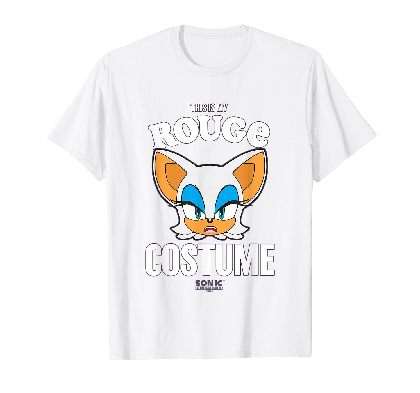 Sonic The Hedgehog Halloween This Is My Rouge Costume T-Shirt