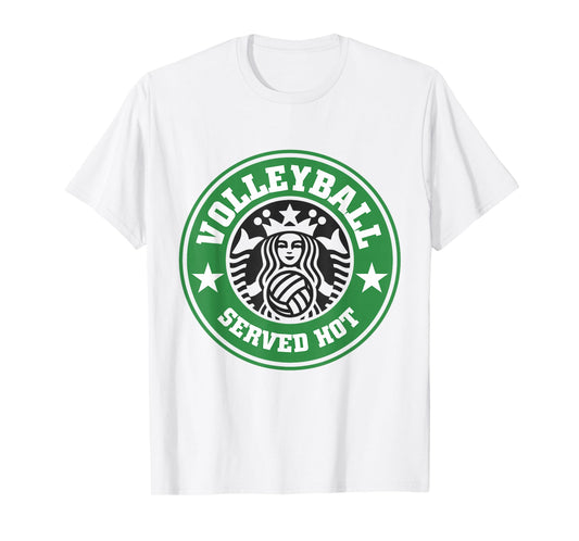 Volleyball Served Hot Sports Athletic T-Shirt T-Shirt