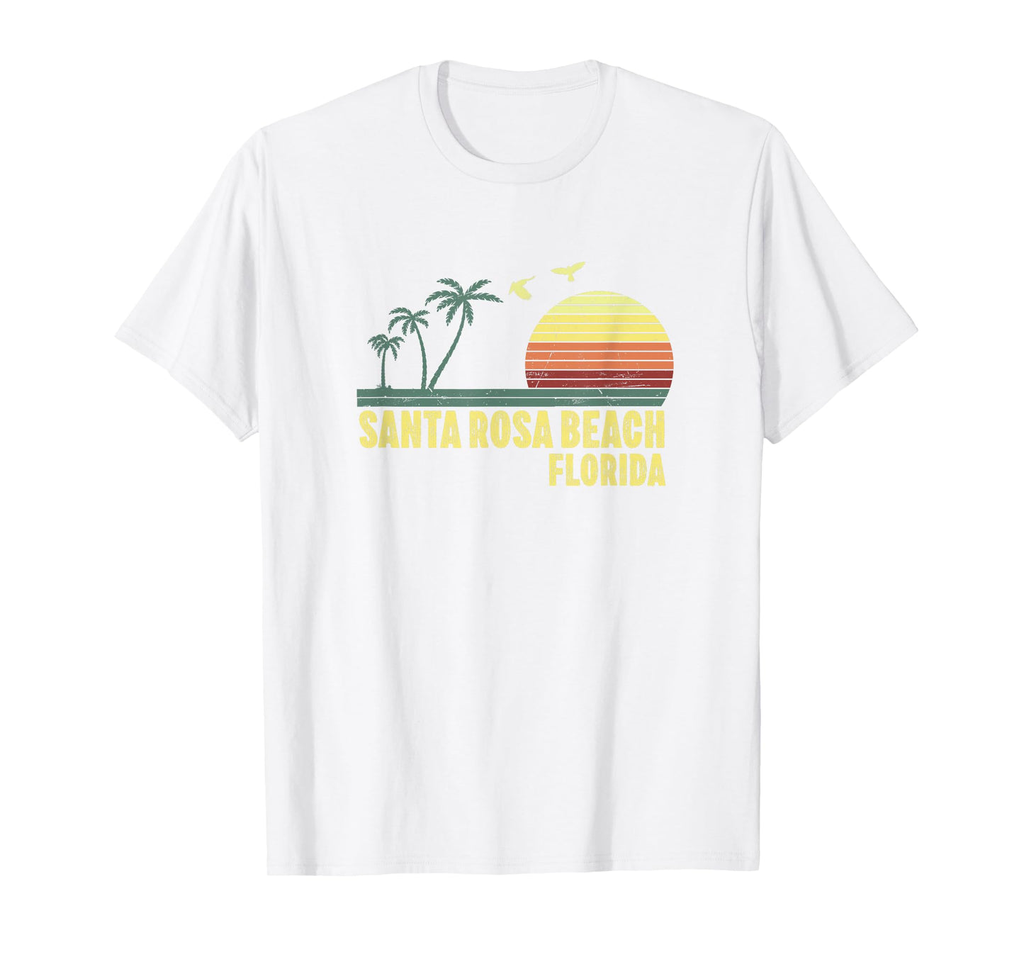 Santa Rosa Beach Florida Souvenir Walton County T-Shirt