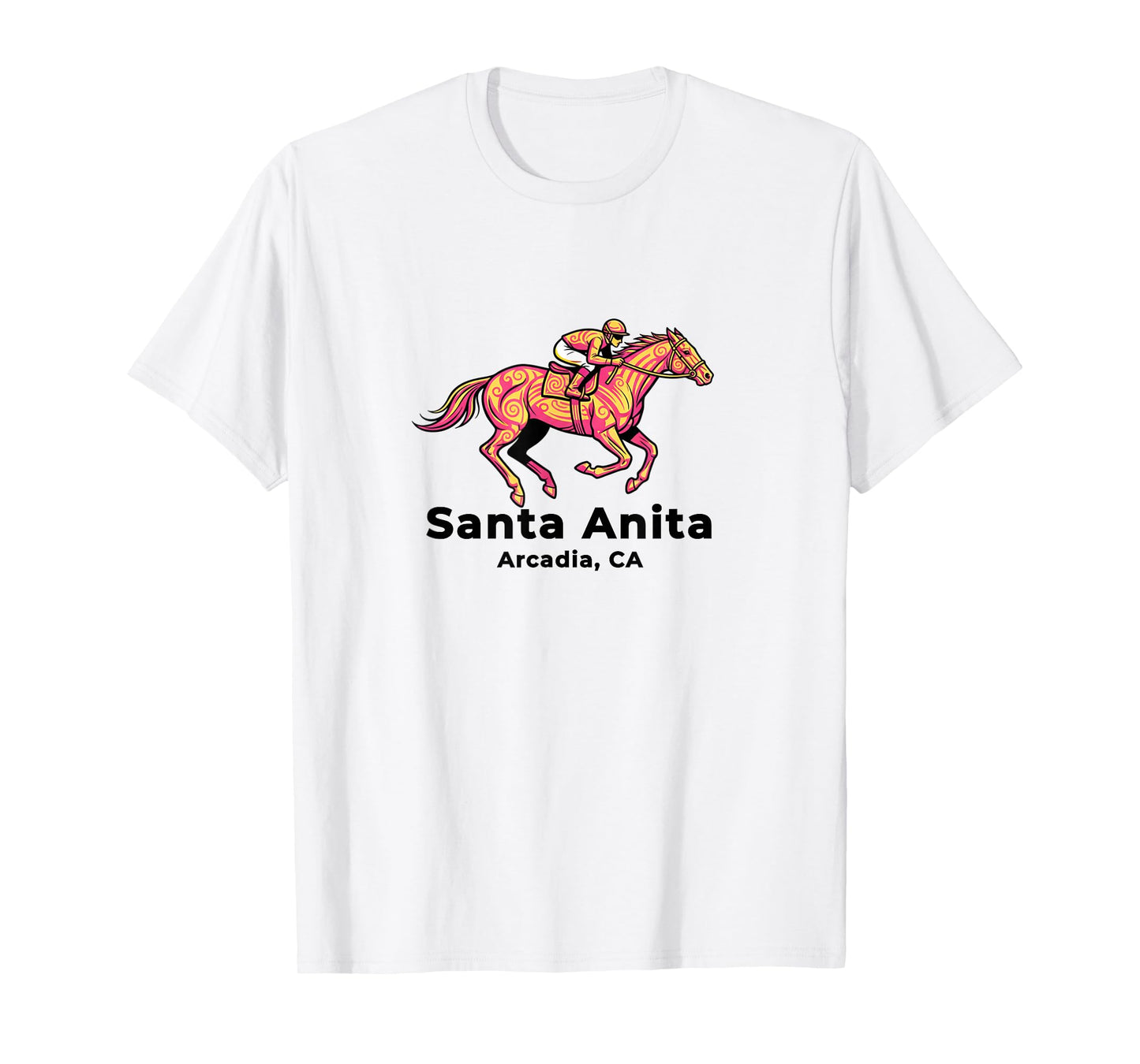 Santa Anita Park California Horse Racing Track Arcadia Race T-Shirt