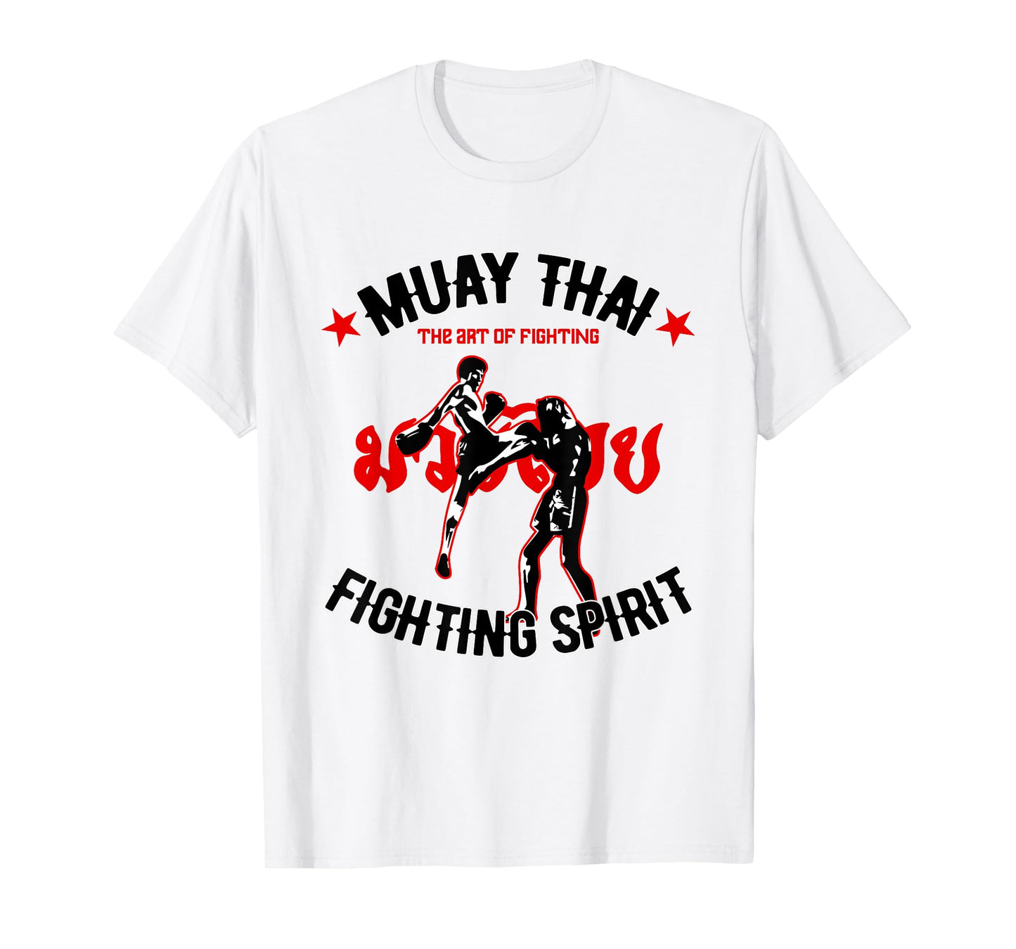 Muay Thai Art of Combat Kickboxing Retro MMA Fitness Studi T-Shirt