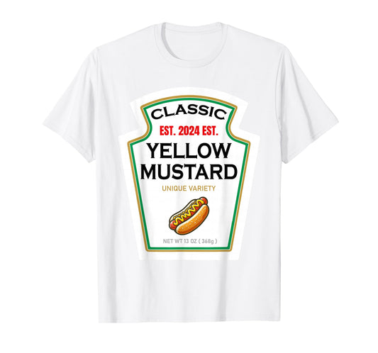 Mustard Halloween DIY Costume Family Matching Ketchup Sauce T-Shirt