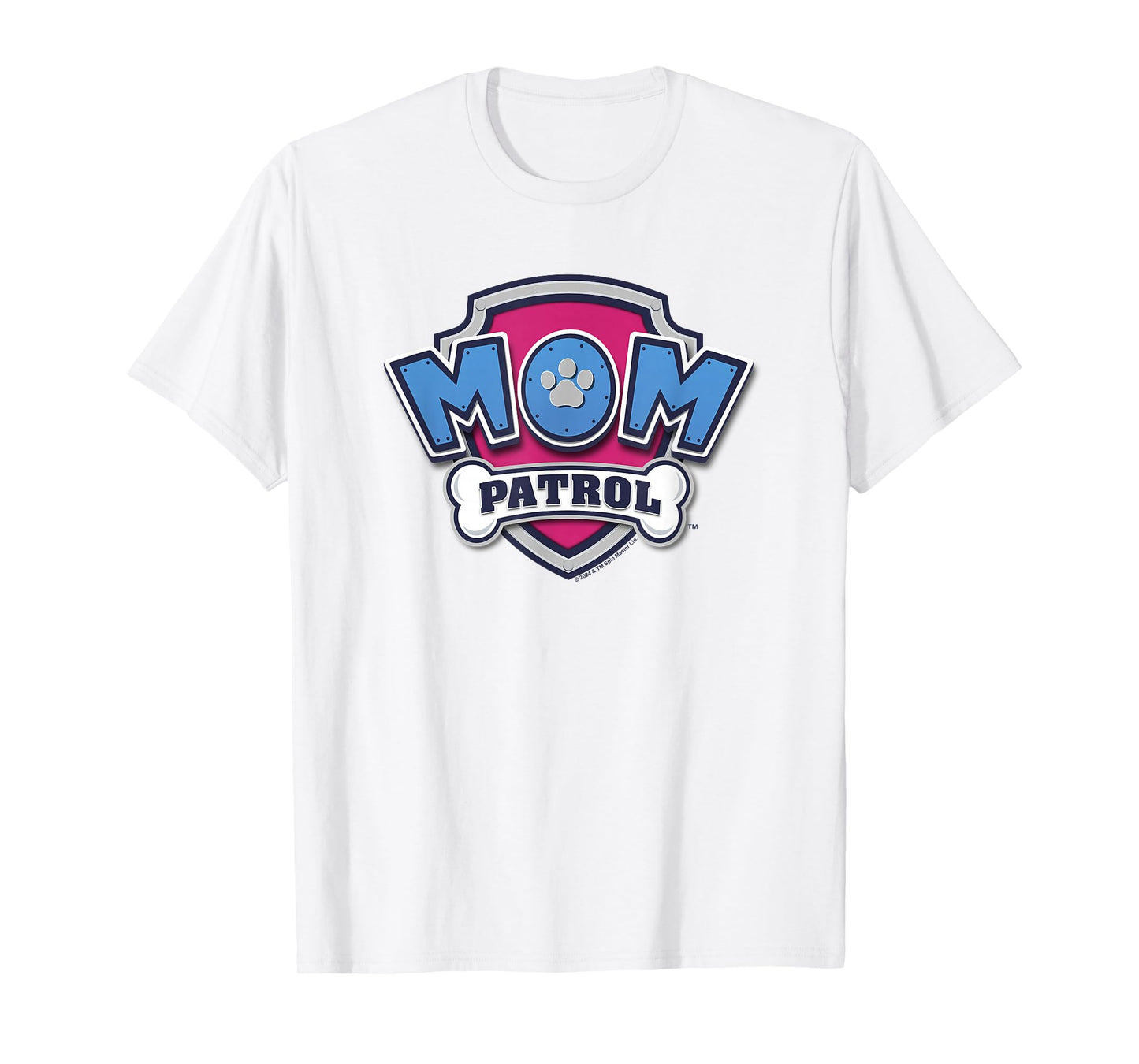 PAW Patrol Mother's Day Mom Patrol Badge T-Shirt