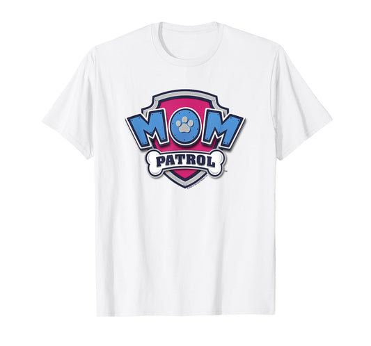 PAW Patrol Mother's Day Mom Patrol Badge T-Shirt
