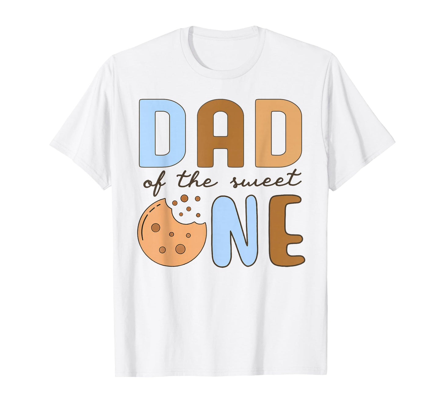 Dad Of The Sweet One Cookies and Milk 1st Birthday Party T-Shirt