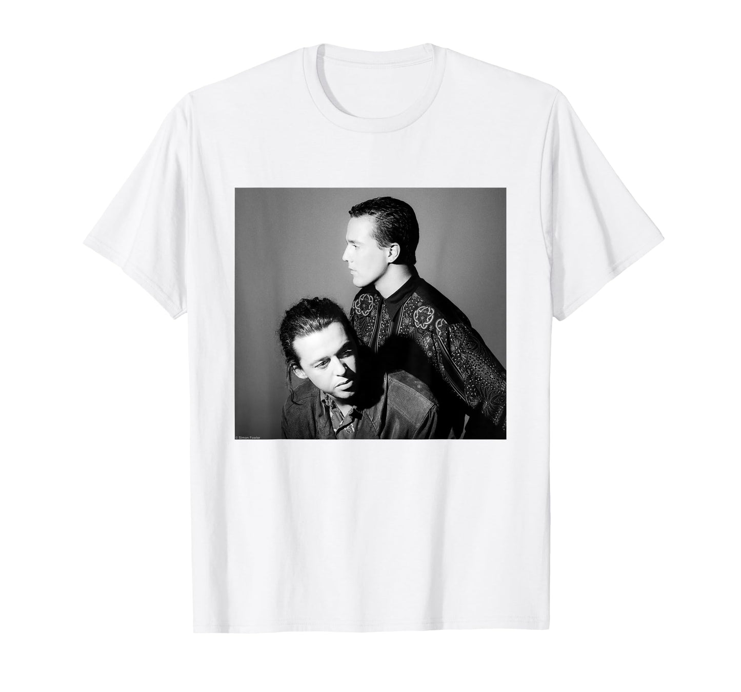 Tears For Fears Shout Pop Duo Portrait By Simon Fowler T-Shirt