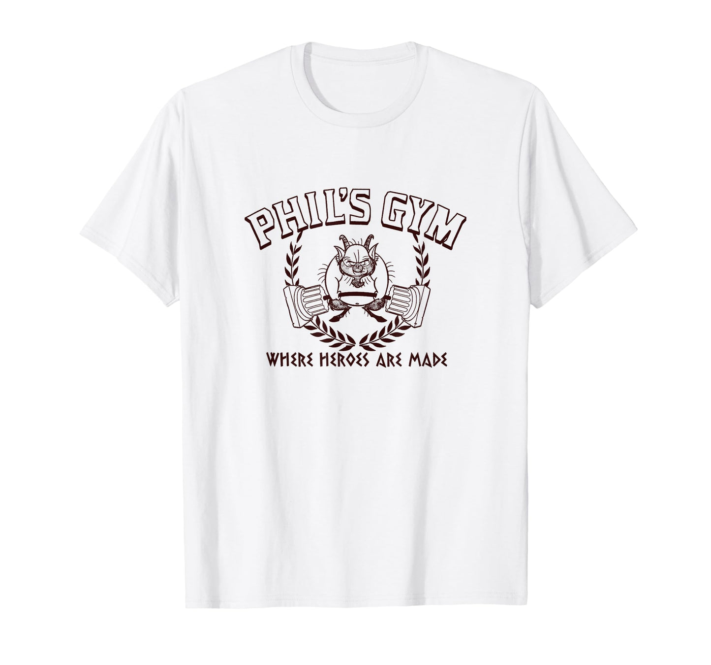 Disney Hercules Phil's Gym Where Heroes Are Made Big Poster T-Shirt