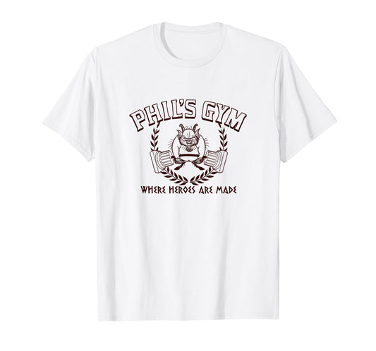 Disney Hercules Phil's Gym Where Heroes Are Made Big Poster T-Shirt